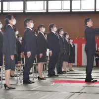 個性生かした仕事したい　一般職員初任科巣立つ　東金・警察学校
