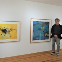 春らしい色調、代表作１９点　長柄のギャラリー　版画家の武藤さん作品展
