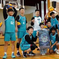 地域へチームお披露目　ファン交流、練習試合も　リーグ戦へ出陣式　３人制プロバスケ「大多喜」