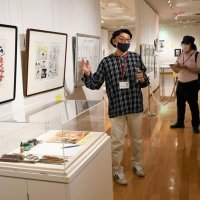 歴史漫画の魅力紹介　ももなり高さん（成田在住）原画展