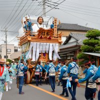 佐原の大祭夏祭り３年ぶり開幕　勇壮な山車、江戸情緒残る町並み練り歩く