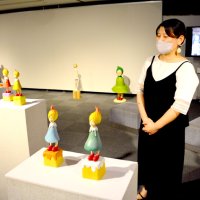 気鋭作家にスポット　彫刻・柏の関口さん　空間表現・習志野の上野さん　船橋市民ギャラリー、８月７日まで