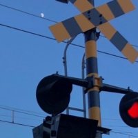 千葉市若葉区の踏切で車脱輪 