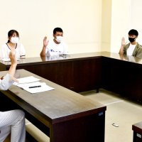新成人、町の将来語る　多古　平山町長と意見交換