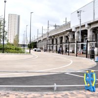 利用者増見据え　ロータリー拡大　南船橋駅南口に広場整備