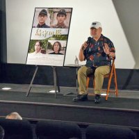 沖縄戦舞台「命」描く　五十嵐監督が舞台あいさつ　「島守の塔」柏で上映開始