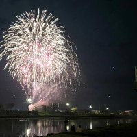 サプライズ花火　多古の冬空に１１１６発