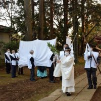 ３５０年ぶり遷座祭厳かに　匝瑳・熊野神社　ご神体新社殿へ
