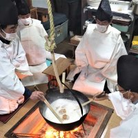 豊作願い筒粥神事　袖ケ浦・飽富神社　千葉県指定無形民俗文化財