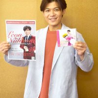 新浜レオンさん表敬訪問　５周年記念コンサートＰＲ