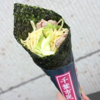 ご当地グルメの千葉のりロール焼きそば（同）