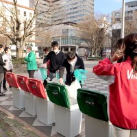 ひろえば街を好きに　千葉市、９８人が清掃活動