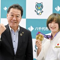 世界選手権３連覇　柔道女子・角田選手　出身の八千代市を表敬訪問　「本番は来年のパリ五輪」
