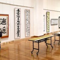 多彩な書８９点集結　１８日まで佐倉市書道協会展