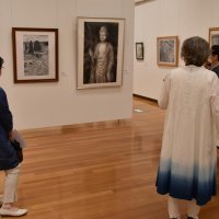 白と黒で描く力作５０点　あすまで　佐倉で水墨画展