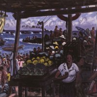  松本弘二「海鹿島の夏」