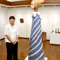 彫刻、写真、絵画独自の表現　千葉県内新鋭３作家発信　創造海岸いなげ展