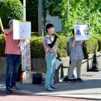 メディカルタウンに市民団体が反対集会　船橋