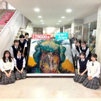 視線くぎ付け！繊細１３万本つまようじアート　印西・印旛明誠高生徒が制作　２日、文化祭で一般公開