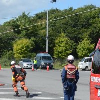 住民参加型の大規模防災訓練　横芝光　空から要救助者捜索　ドローン有用性アピール