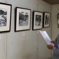 房総の名所風景刻む　木更津の木版画サークル「彫音展」　１０日まで