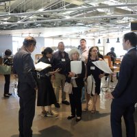 「柏の葉」視察　学校でも絆　米トーランス市から親善団　姉妹都市５０年