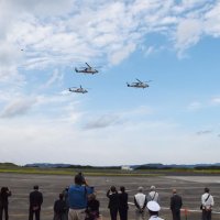 「精強即応」継承誓う　海自館山航空基地　７０周年式典に５５０人