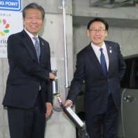 ＥＶ充電器公共施設に　市川市　普及向けパナと協定