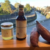 数量限定で販売しているクラフトビール「スイートポテト＆ハニーエール」
