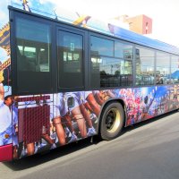 車内に神輿、降車ボタン押すと「わっしょい！」　乗って楽しい「お祭りバス」運行中　京成トランジットバスと千葉商科大の市川タッグ