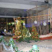 船のイルミ歴史に光　町会飾り付け郷土愛育む　漁師町のクリスマス　船橋　【師走スケッチ２０２３】