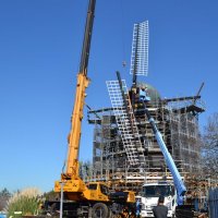 風車工事大詰め　船橋・アンデルセン公園　修理費ＣＦ、目標達成も継続