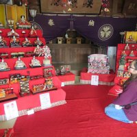 中山盛り上げるひな人形　市川法華経寺など７０カ所で