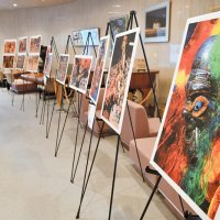 パネル展示でボリビアのカーニバルも紹介
