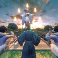 千葉常胤と一緒に九尾の狐を倒せ！　千葉銀支店でＶＲゲーム「月星の記憶」体験会　千葉の歴史を改変しようとする妖怪を退治