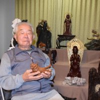 豊かな個性の素材でつくる　旭市の流木アート作家　板井止男さん（９１）　【ひと模様】