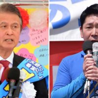 茂原市長選告示　現新２氏、水害巡り持論　「かつてない激戦」の声も