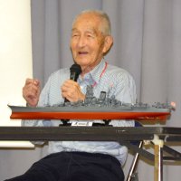 戦艦武蔵の元乗組員・早川さん　平和唱え「戦争は悪」　体験基に勝浦中で講演