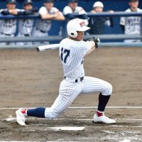 ランニングで初本塁打　流通経大柏・大井　第１０６回全国高校野球　千葉大会　第３日