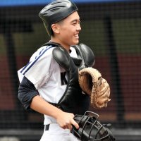 挽回の二盗阻止　鎌ケ谷・相川　第１０６回全国高校野球　千葉大会　第９日
