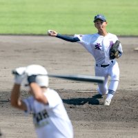 「理想の三振」　安房・沼崎　第１０６回全国高校野球　千葉大会　第１０日