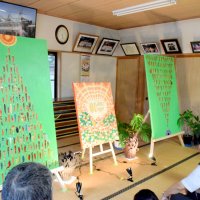 商店街歩きアート満喫　旭で「街ぶら芸術祭」　８月８日まで　５０カ所で展示