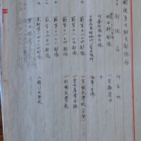部隊の駐屯年月日や所在地を記した資料
