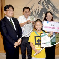 スカッシュ国際大会初Ｖ　千葉市の小５吉野さん　「将来は五輪目指す」