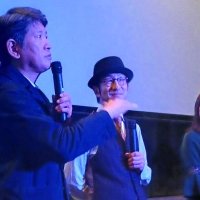 映画「本を綴る」　京成ローザ舞台あいさつ　千葉中央駅でラストシーン