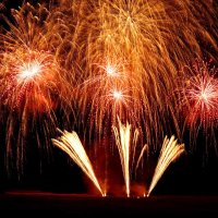 秋夜彩る５０００発　旭・海浜花火大会