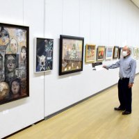 努力の成果秀作６９点　茂原　２０日まで絵画４団体合同展