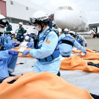 航空機事故対応力磨く　羽田念頭、成田で８３０人訓練