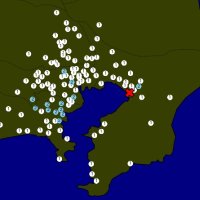 【速報】最大震度2の地震　震源は千葉県北西部　Ｍ4.1　千葉市若葉区で震度2