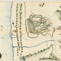 館山城跡の絵図発見　約４００年前破却、全容解明に一歩　里見氏、安房最後の拠点　市立博物館でパネル展示